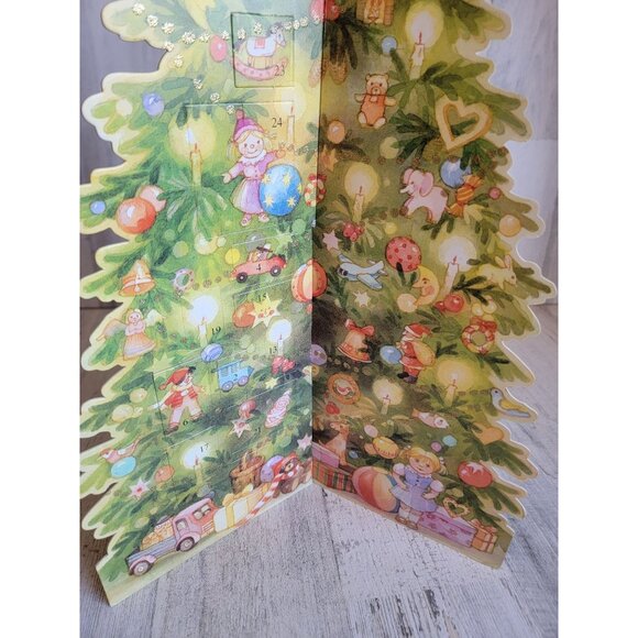 Jill Vintage 3D advent calendar Christmas Tree xmas - Picture 3 of 12